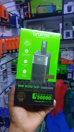 Oraimo PowerJet 501 OPB-750SQ 85W 50,000mAh Power Bank
