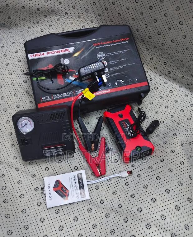 Car Jumstarter Kit With Air Compressor (Quality)