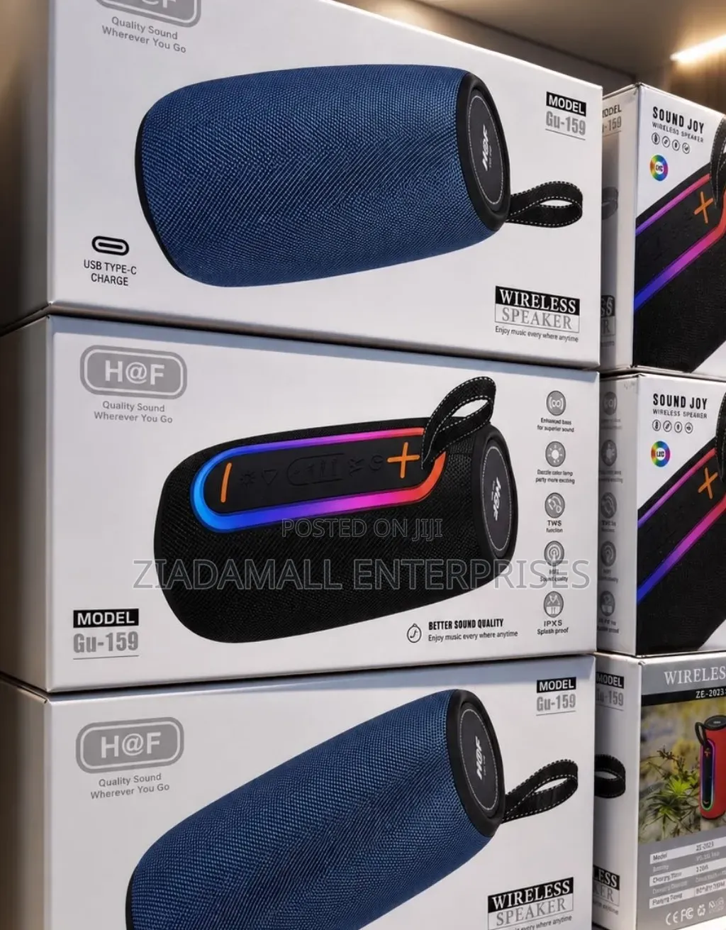 Restocked New Bt Speaker Gu-159. Available