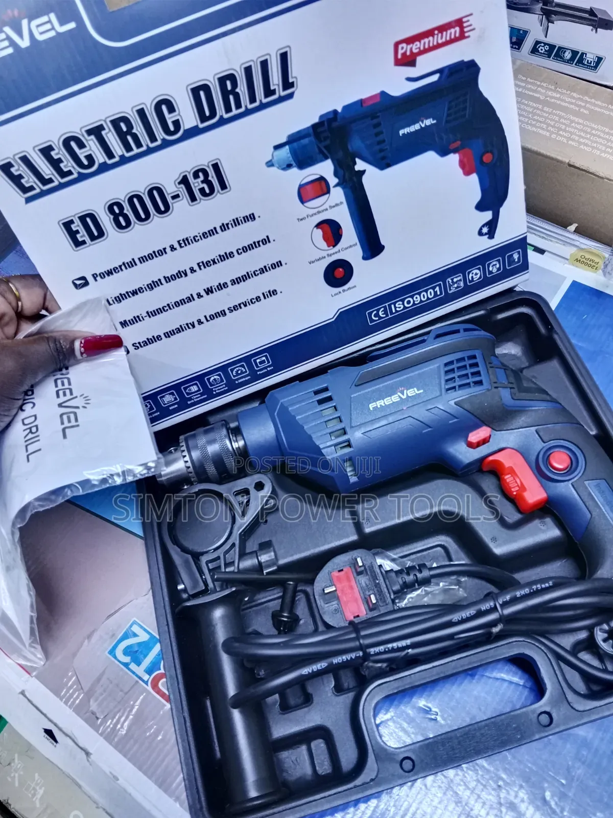 Maxmech Electric Drill ED 800-13i 13mm 800w Impact
