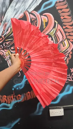Stylish Red Chinese Fan