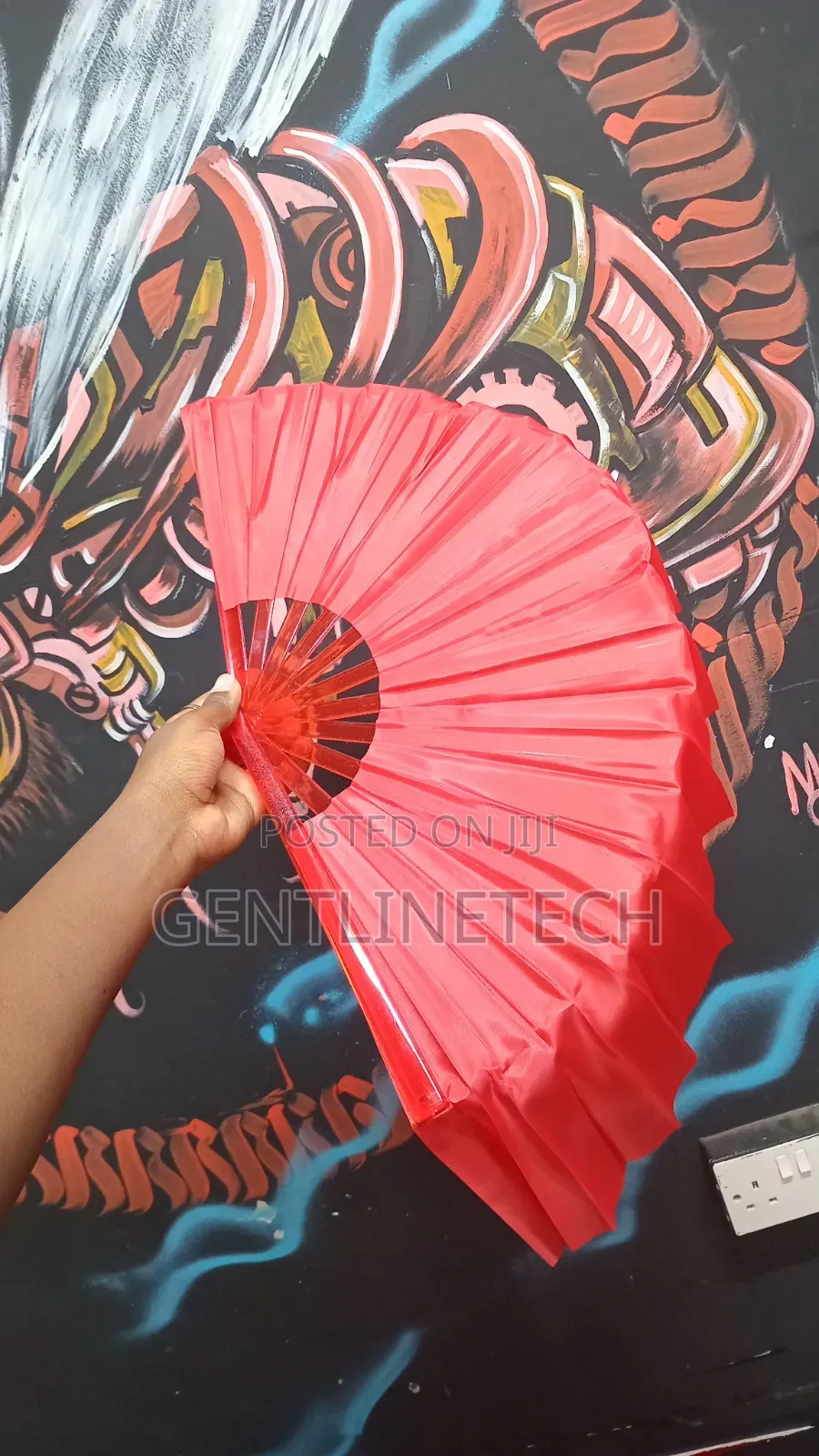 Stylish Red Chinese Fan