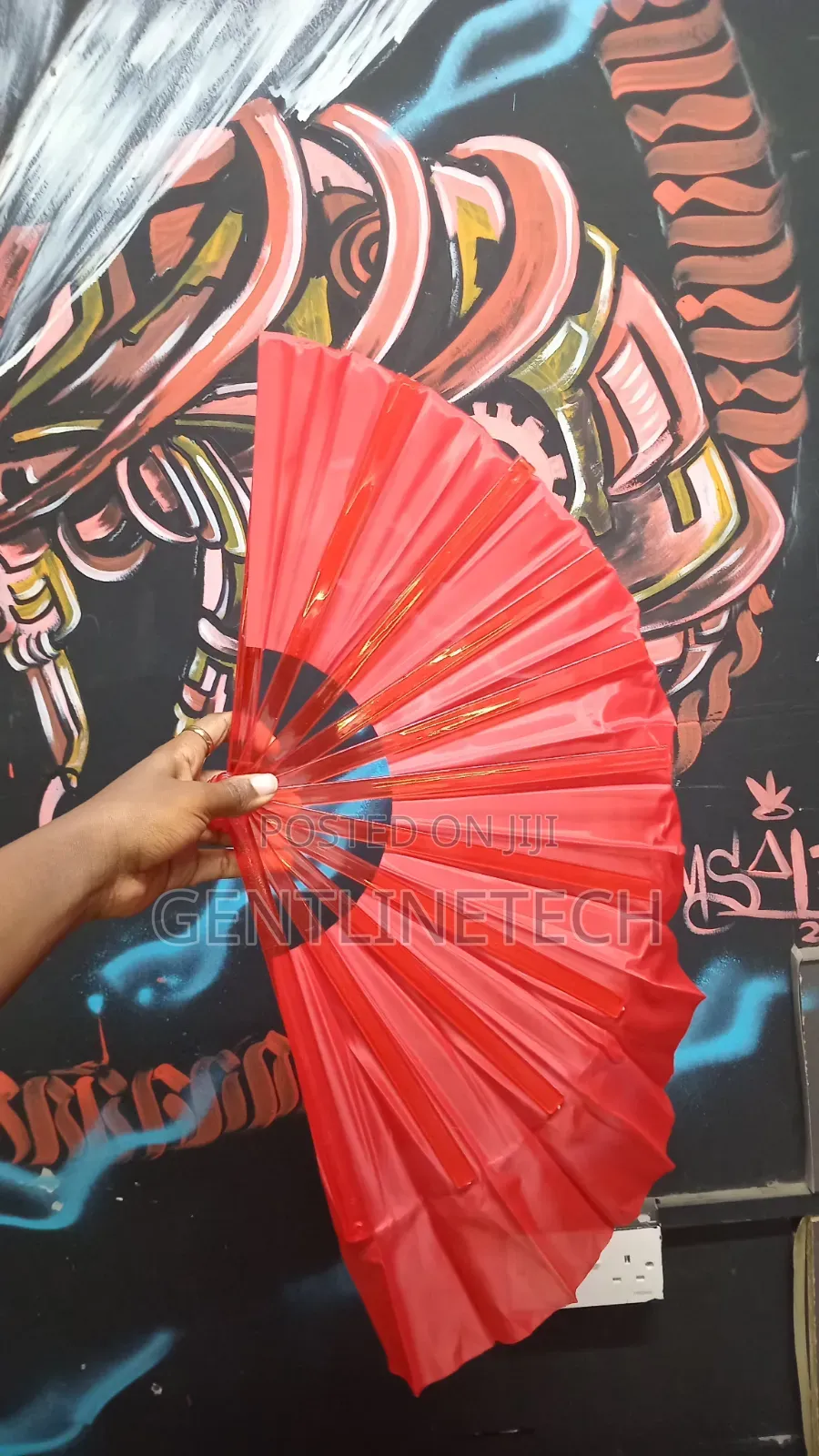 Stylish Red Chinese Fan