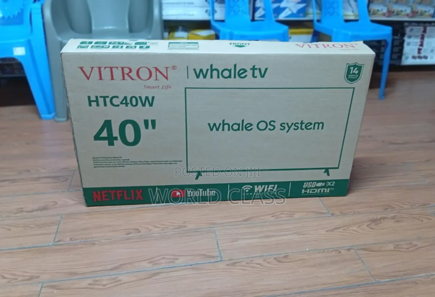 Vitron 40" Smart Whale TV ,