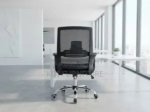 Office Chairs; Black Clerical Home Office Strong Mesh Chairs