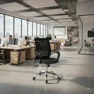 Office Chairs; Black Clerical Home Office Strong Mesh Chairs