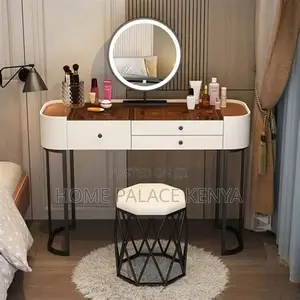 Dressing Table; Modern Makeup Dressing Table With Storage Drawers