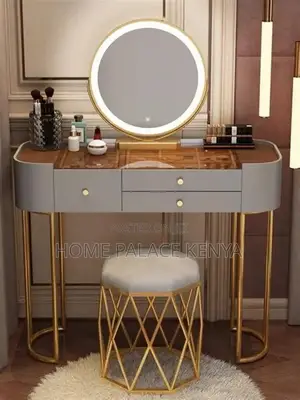Dressing Table; Modern Makeup Dressing Table With Storage Drawers