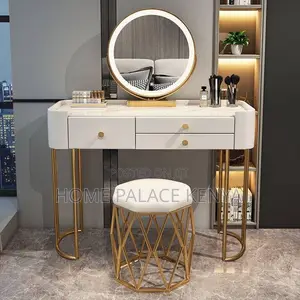 Dressing Table; Modern Makeup Dressing Table With Storage Drawers