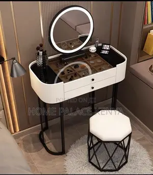 Dressing Table; Modern Makeup Dressing Table With Storage Drawers