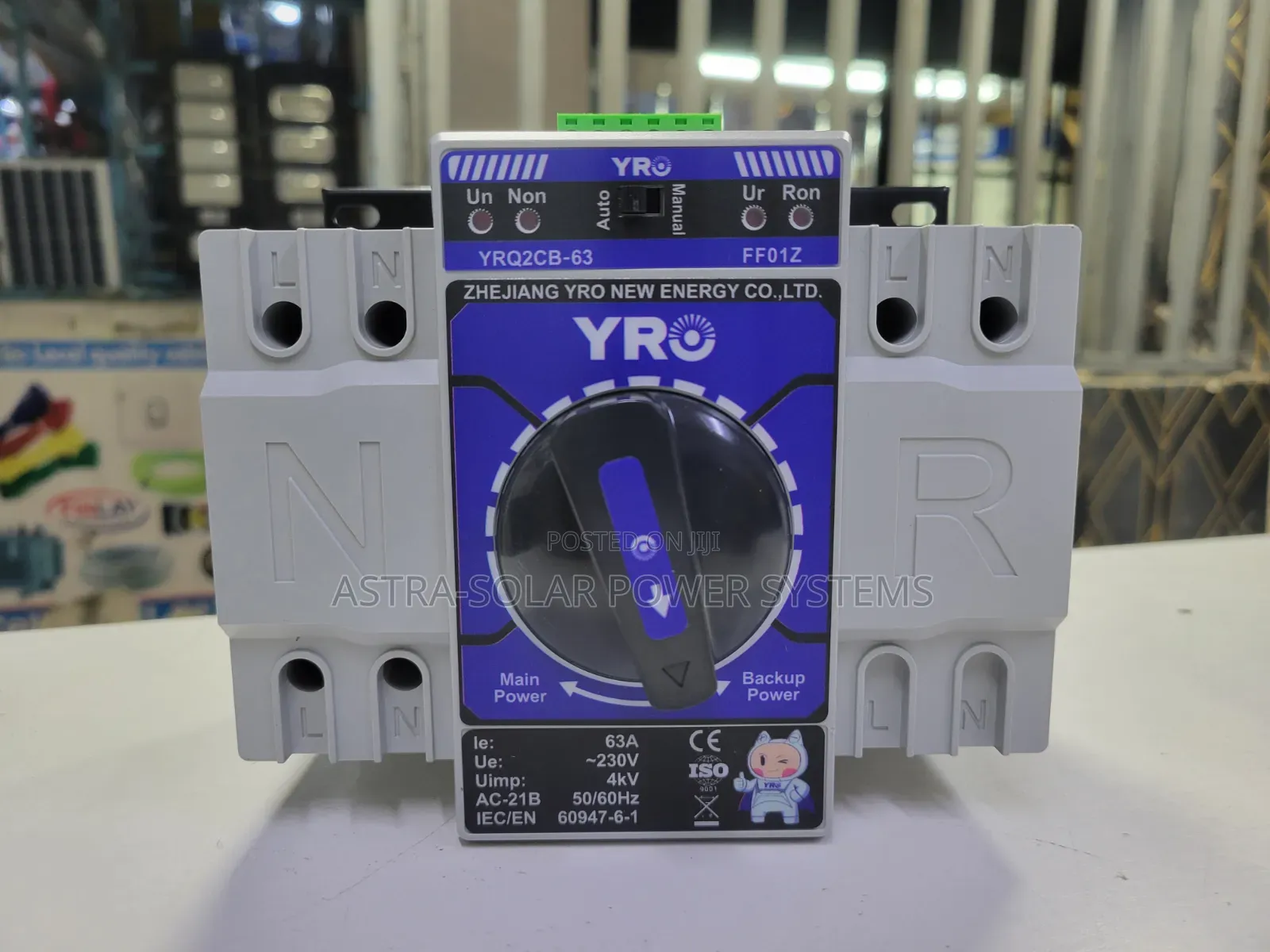 YRO 63A Automatic Change Over Switch Single Phase