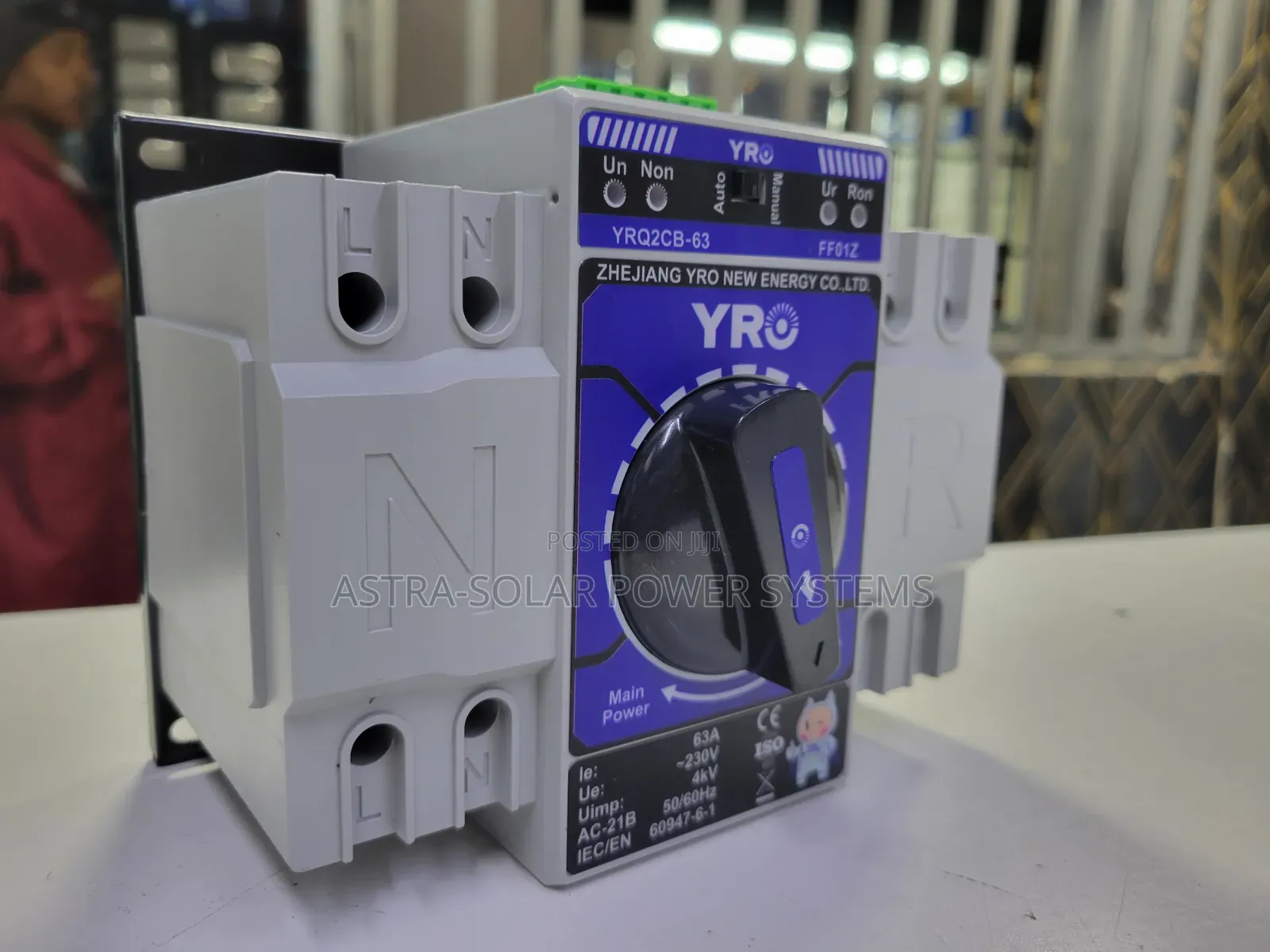 YRO 63A Automatic Change Over Switch Single Phase