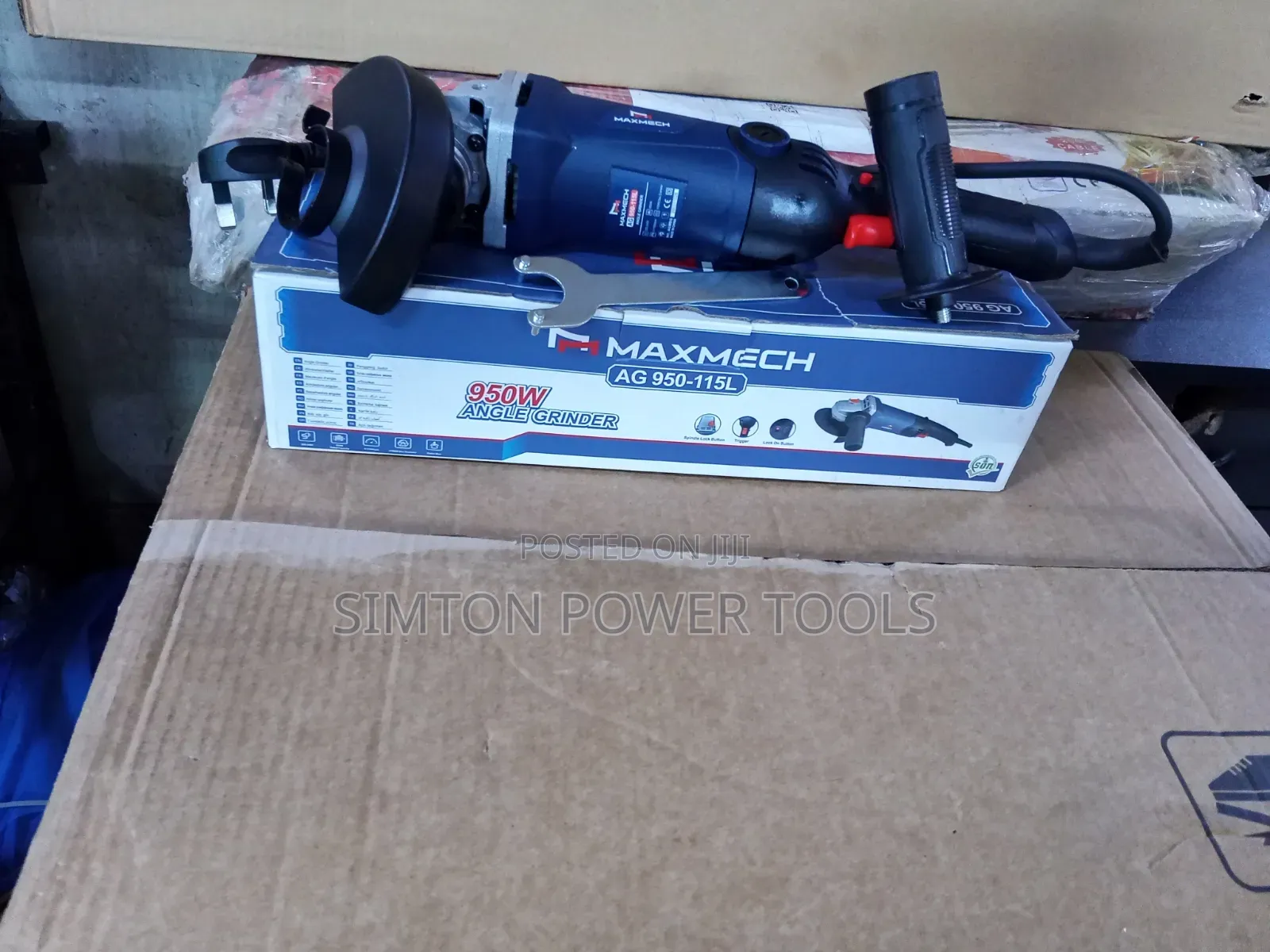 Maxmech 950W Angle Grinder AG 950-115l - 115mm Angle Grinder