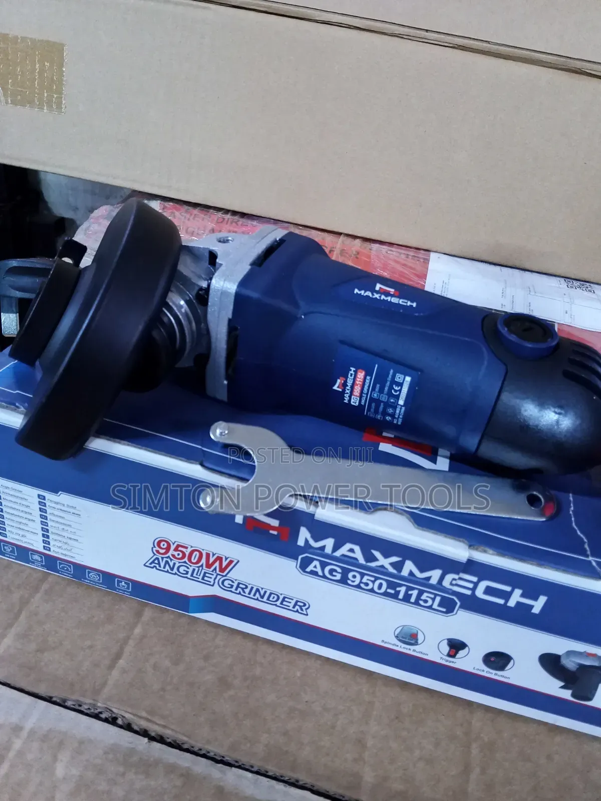 Maxmech 950W Angle Grinder AG 950-115l - 115mm Angle Grinder