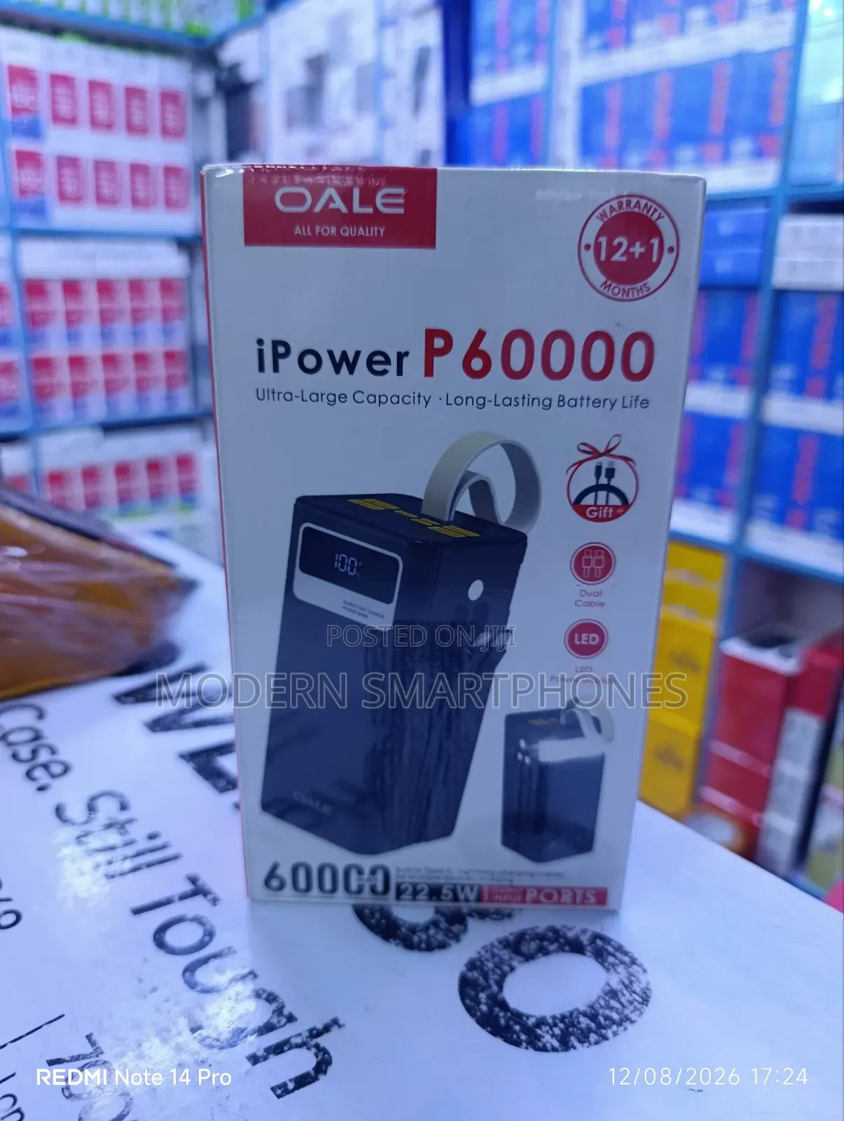 60000mAh Oale Power Bank Ipower P60000 Powerbank