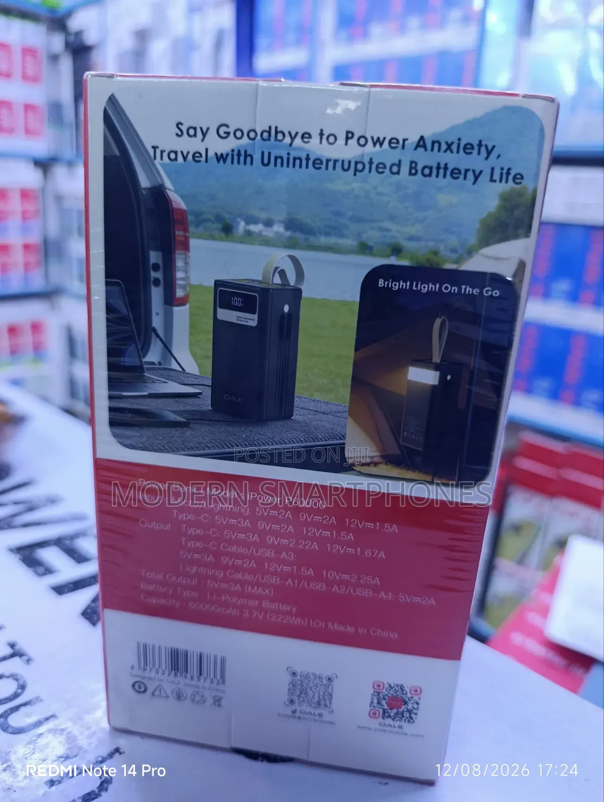 60000mAh Oale Power Bank Ipower P60000 Powerbank