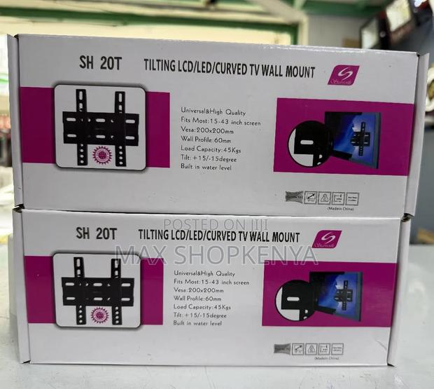 Adjustable Tilt TV Wall Mount Bracket Upto 43" - thumbnail 2