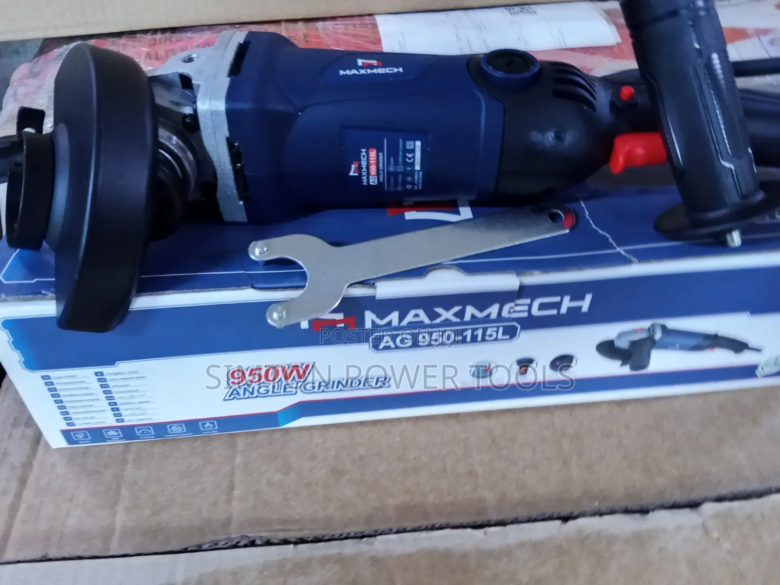 Maxmech 950W Angle Grinder AG 950-115l - 115mm Angle Grinder 