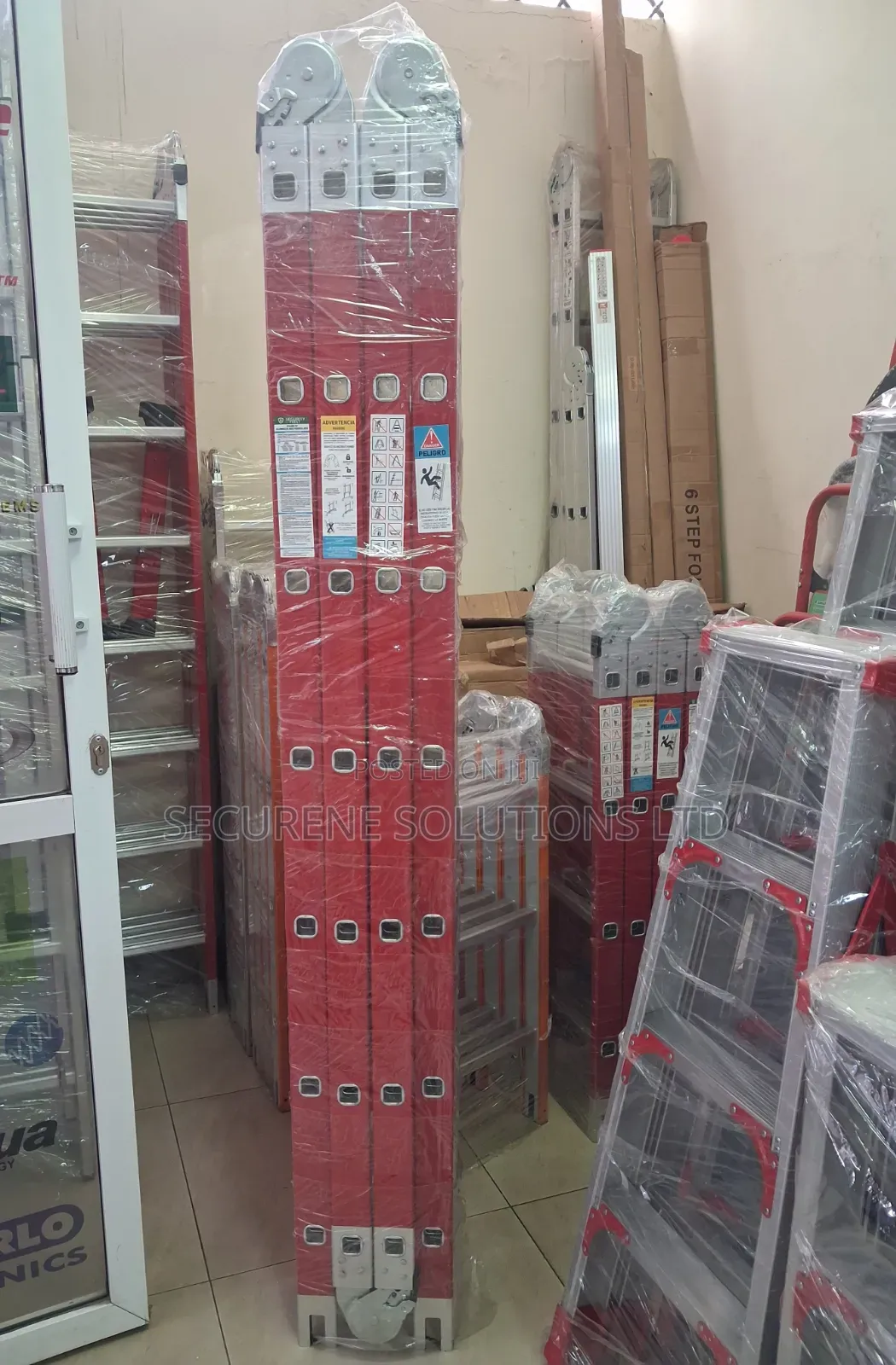 4by7/8.4m(28-Step) Multipurpose Folding Ladder