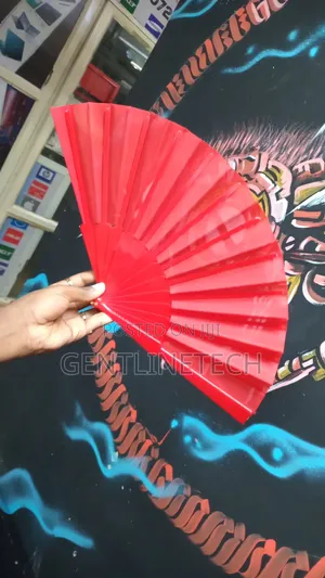 Red Portable Fan