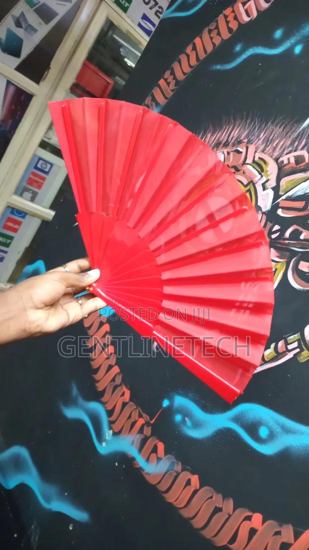 Red Portable Fan