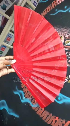 Red Portable Fan