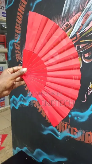 Red Portable Fan