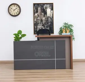 Office Reception Desk : 1600MM Visitor Reception Counter Desk