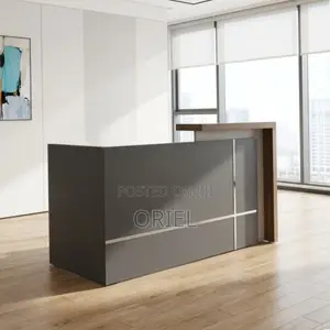 Office Reception Desk : 1600MM Visitor Reception Counter Desk