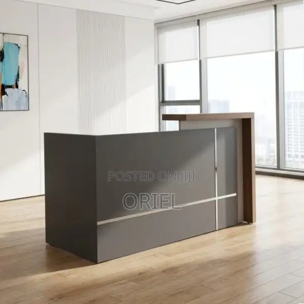 Office Reception Desk : 1600MM Visitor Reception Counter Desk