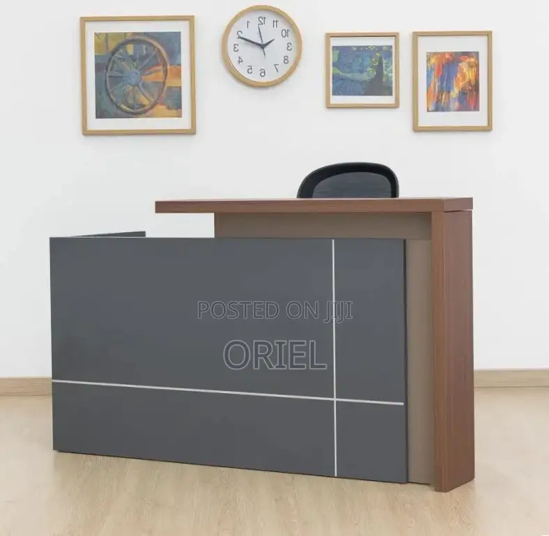 Office Reception Desk : 1600MM Visitor Reception Counter Desk