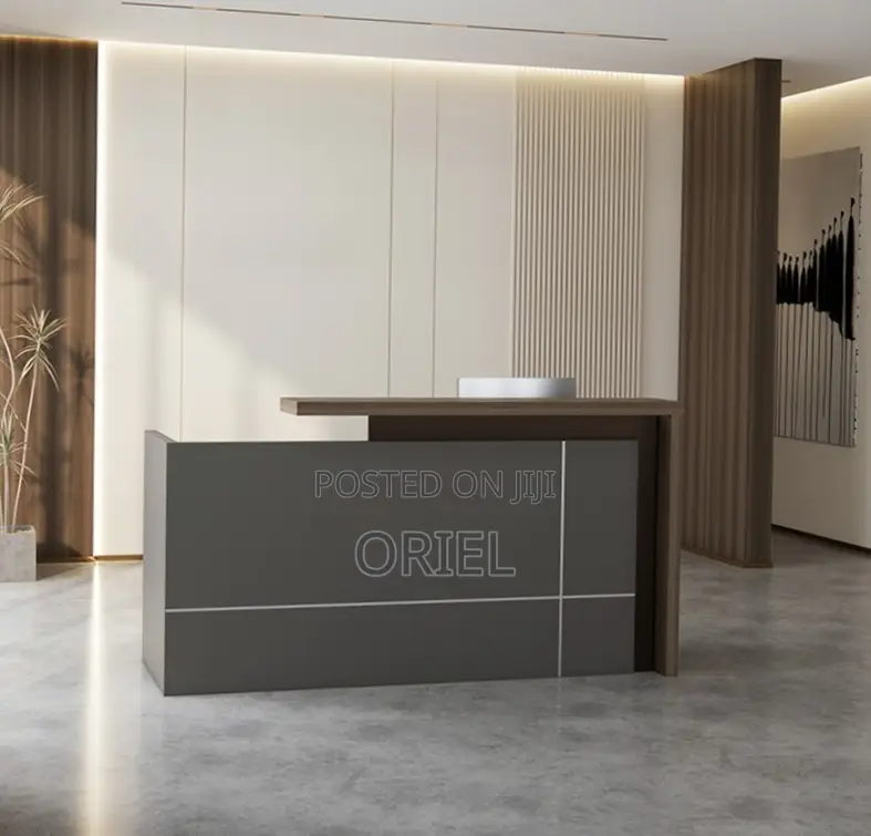 Office Reception Desk : 1600MM Visitor Reception Counter Desk
