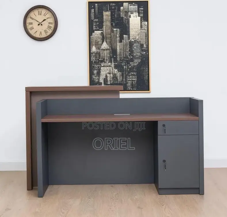 Office Reception Desk : 1600MM Visitor Reception Counter Desk