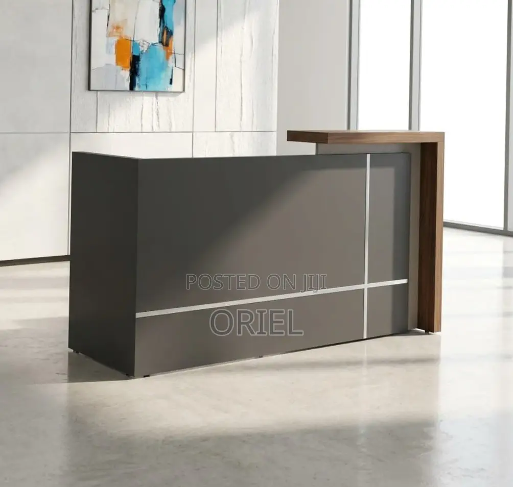 Office Reception Desk : 1600MM Visitor Reception Counter Desk