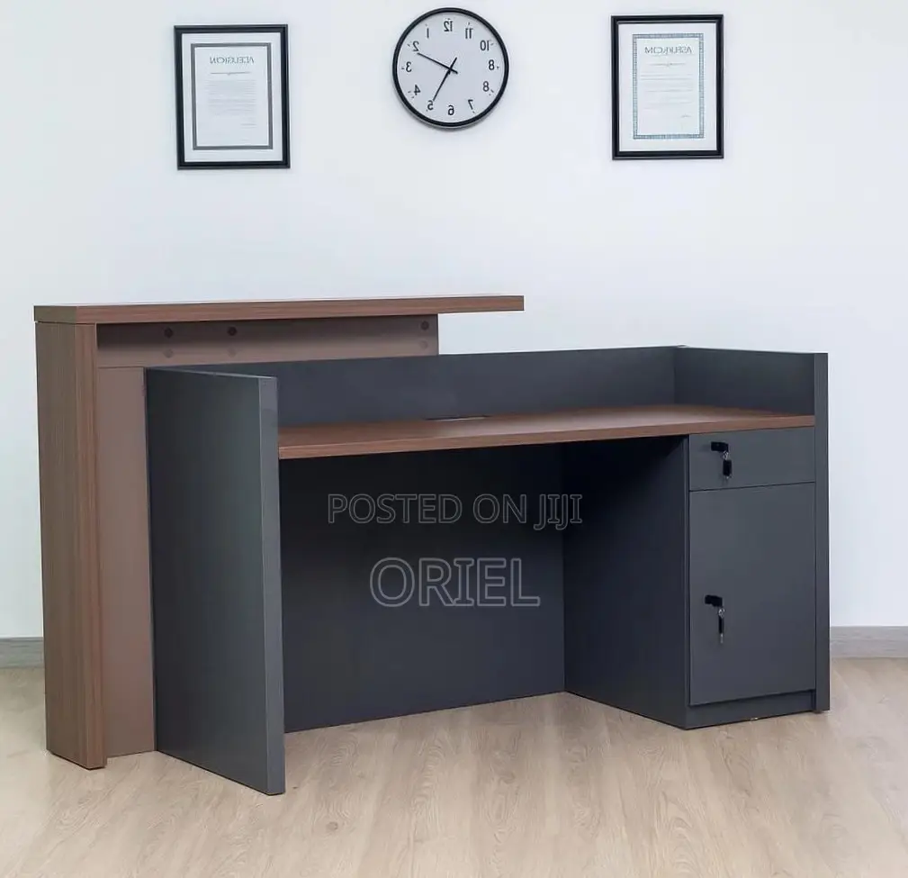 Office Reception Desk : 1600MM Visitor Reception Counter Desk