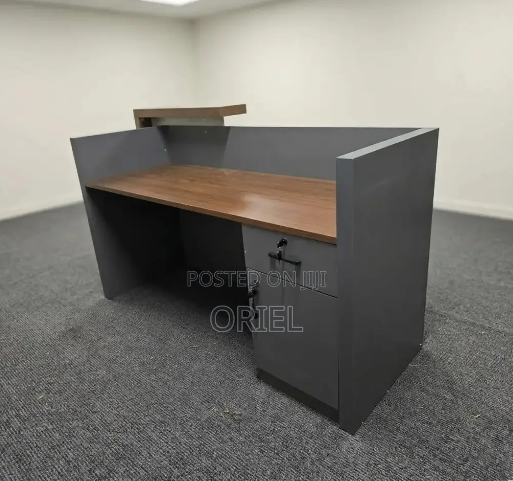 Office Reception Desk : 1600MM Visitor Reception Counter Desk