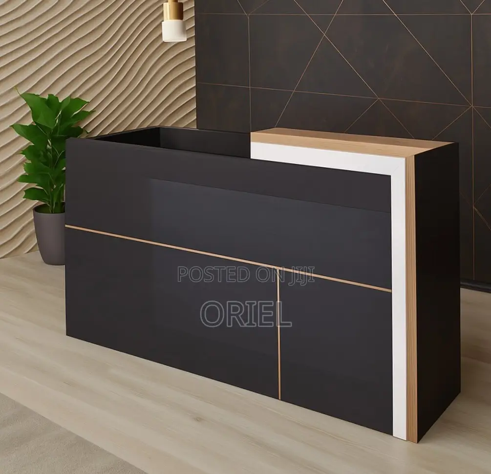 Office Reception Desk : 1600MM Visitor Reception Counter Desk