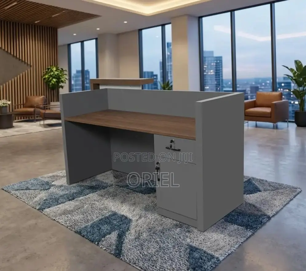 Office Reception Desk : 1600MM Visitor Reception Counter Desk