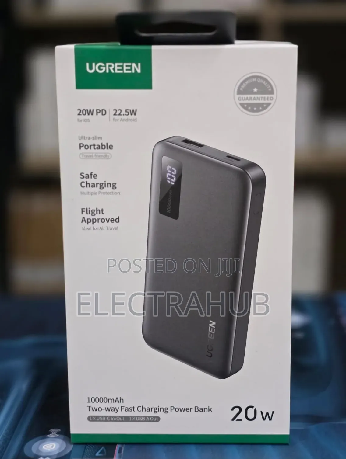 Ugreen 20W 10000mAh Two Way Fast Charging Powerbank