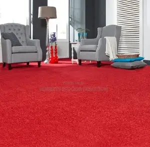 Seamless Elegance Red Delta Carpet