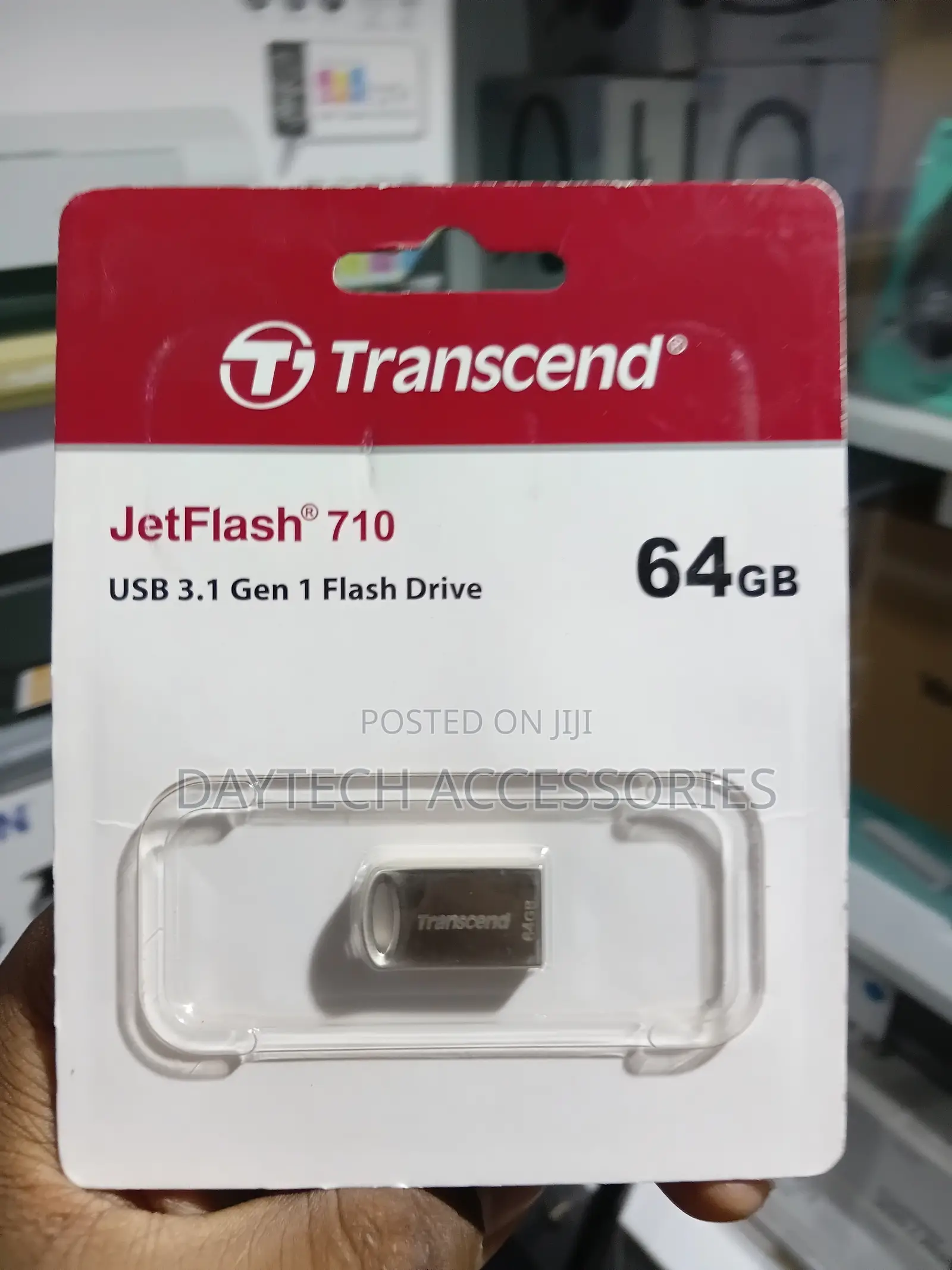 Transcend Mini JetFlash 710 64GB USB 3.1 Gen 1 Flash Drive