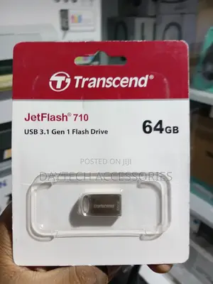Transcend Mini JetFlash 710 64GB USB 3.1 Gen 1 Flash Drive