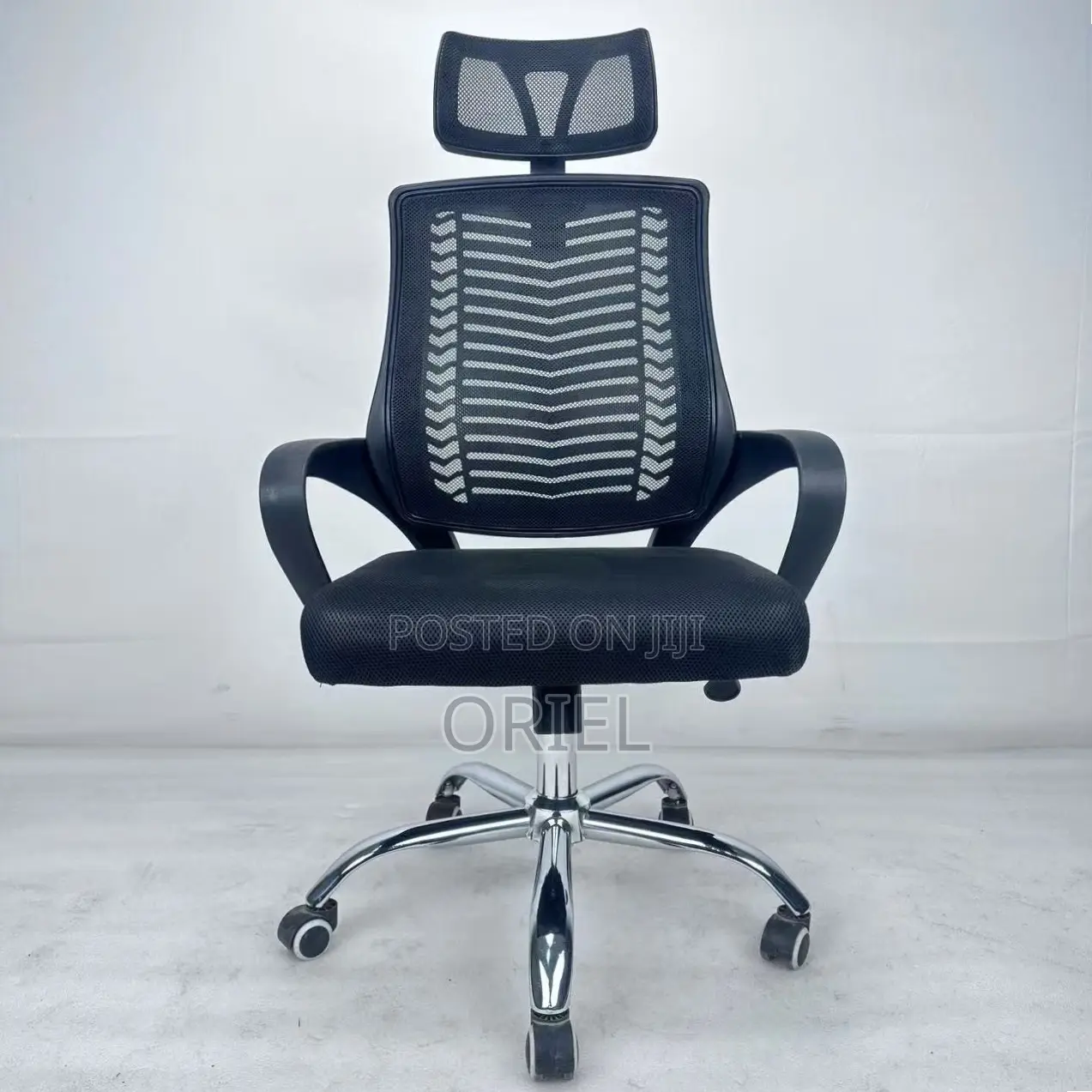 Office Chair : Ergonomic Adjustable Height Office Chair With Headrest