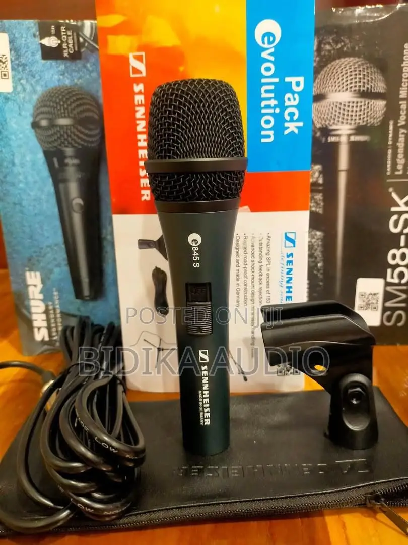 Sennheiser Evolution E 845-S Dynamic Super-Cardioid Vocal Microphone