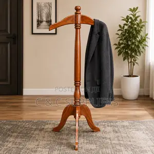 Mahogany Coat Hanger With Stand