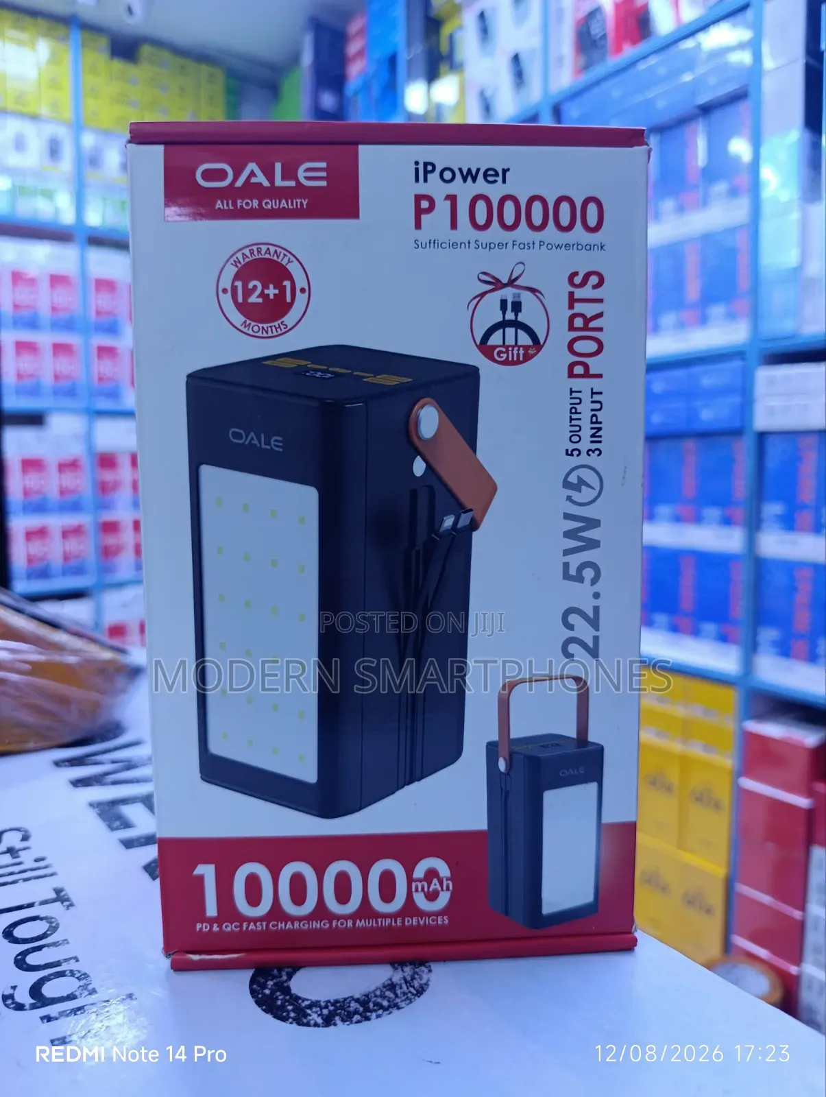 Original Oale 100,00mAh 22.5W Fast Charging