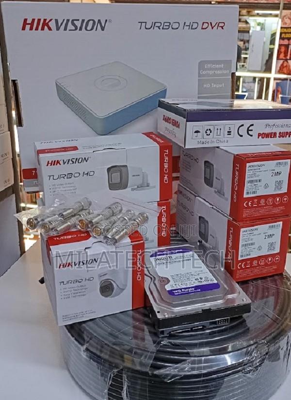Hikvision 4 Camera CCTV Full Set | 4 Channel DVR Security Kit