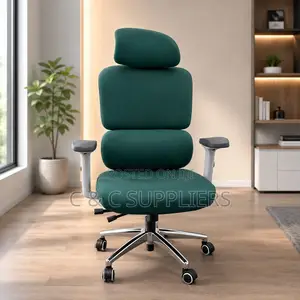 Fabric Orthopedic Green Office Chair.