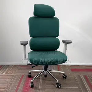 Fabric Orthopedic Green Office Chair.