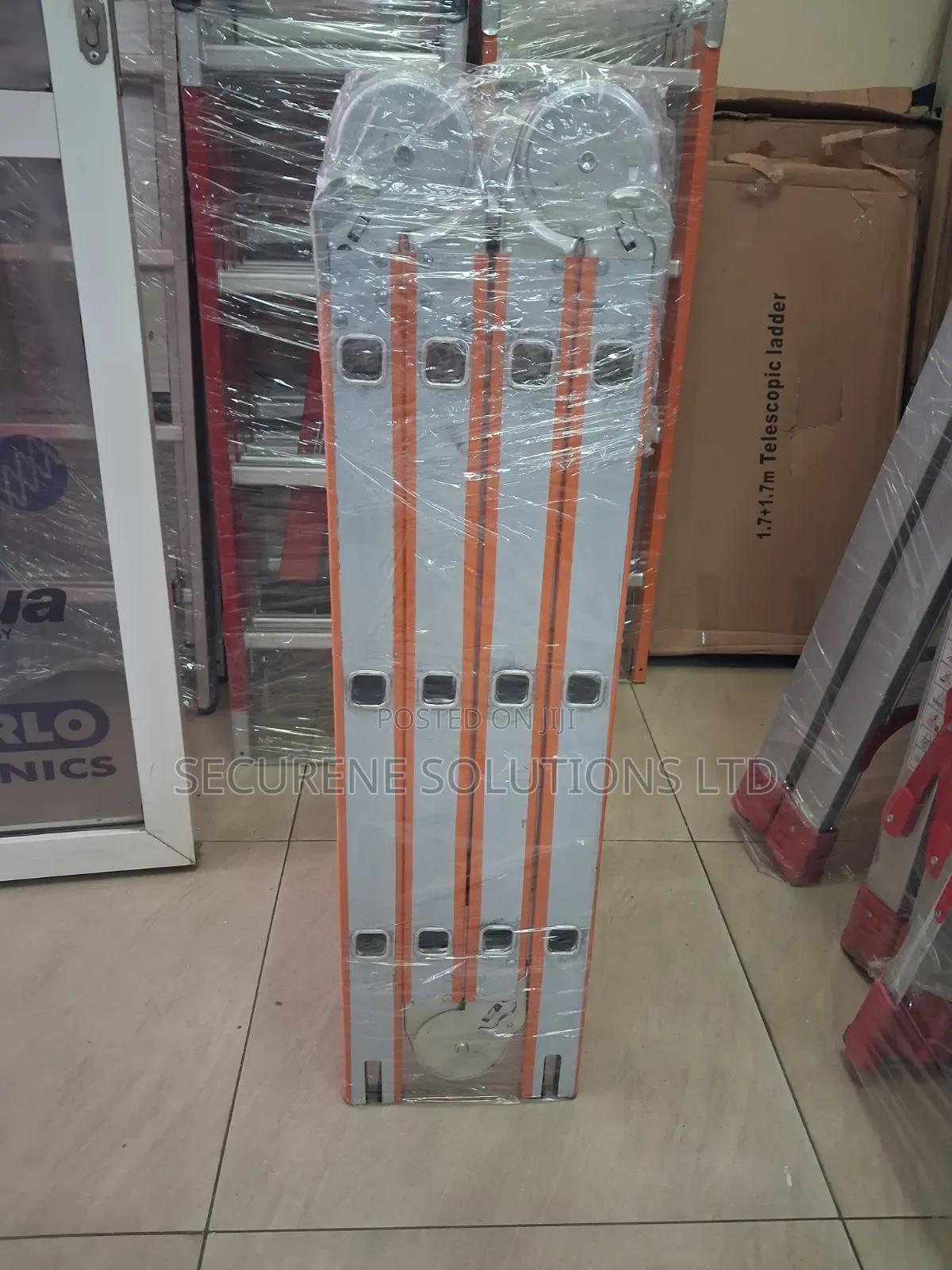 4x3/12ft/3.7m Multi-Purpose Aluminum Folding Ladder